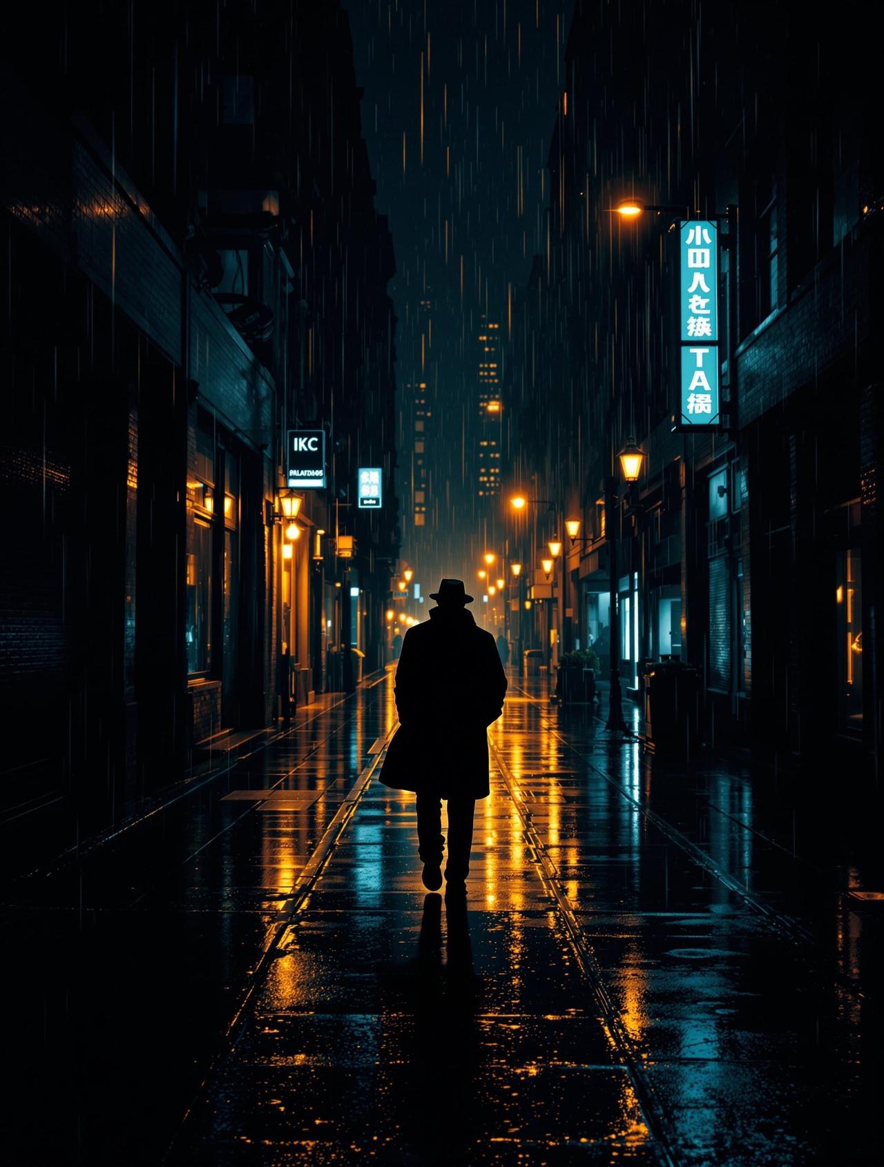 夜幕追踪 - 海报